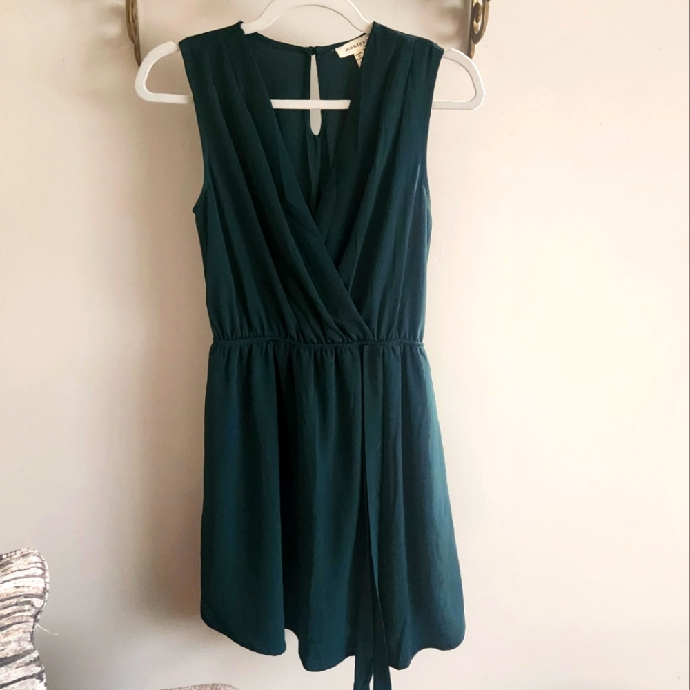 Monteau Forrest Gemtone Green Dress